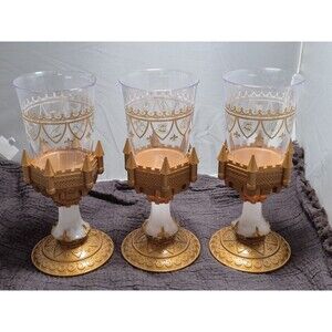 3 Disney Parks Beauty & the Beast Be Our Guest Light Up Plastic Goblet